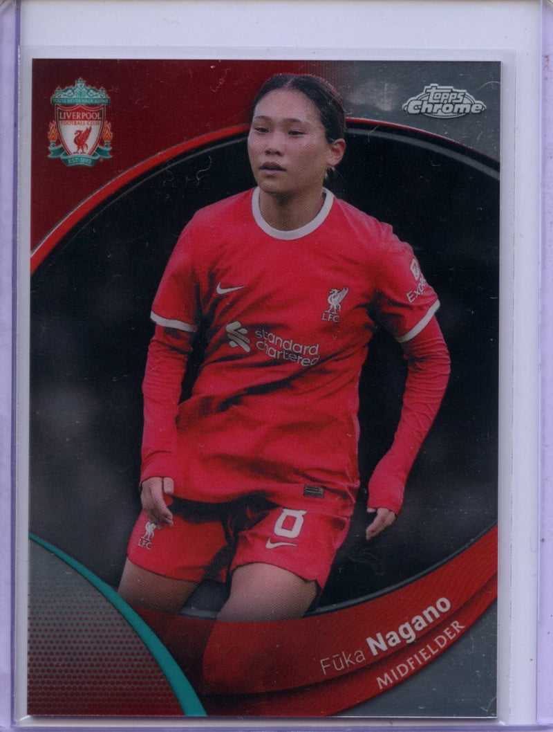 2023-24 Topps Chrome Liverpool Fuka Nagano