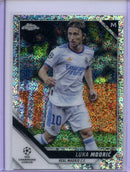 2021-22 Topps Chrome UEFA CL Luka Modric Speckle Refractor