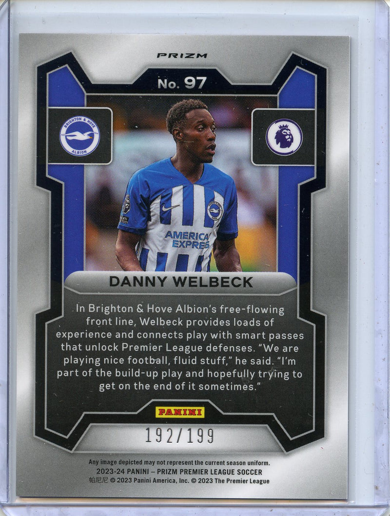 2023-24 Panini Prizm Premier League Danny Welbeck Red Prizms 192/199