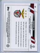 2022-23 Topps Chrome UEFA Moreira Jr Black & White Ray Wave