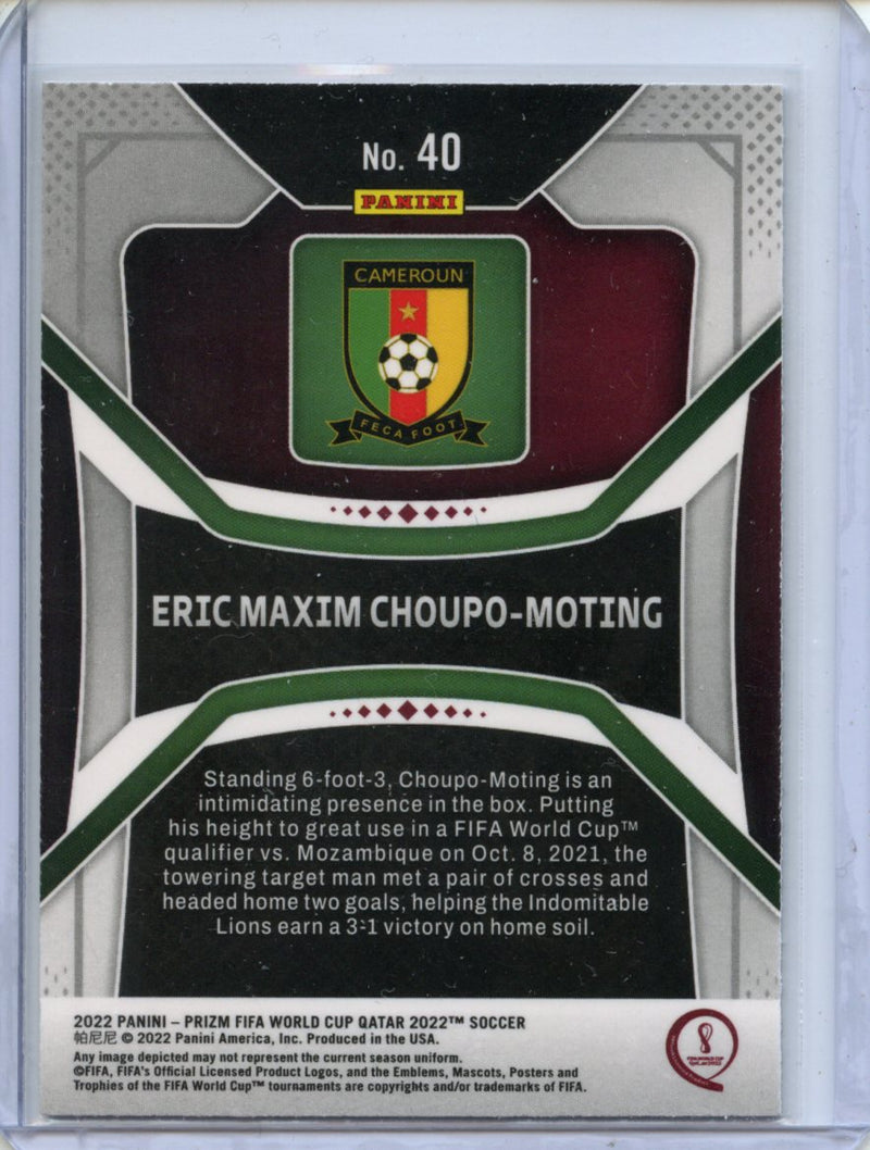 2022 Panini Prizm FIFA World Cup Qatar Eric Maxim Choupo-Moting