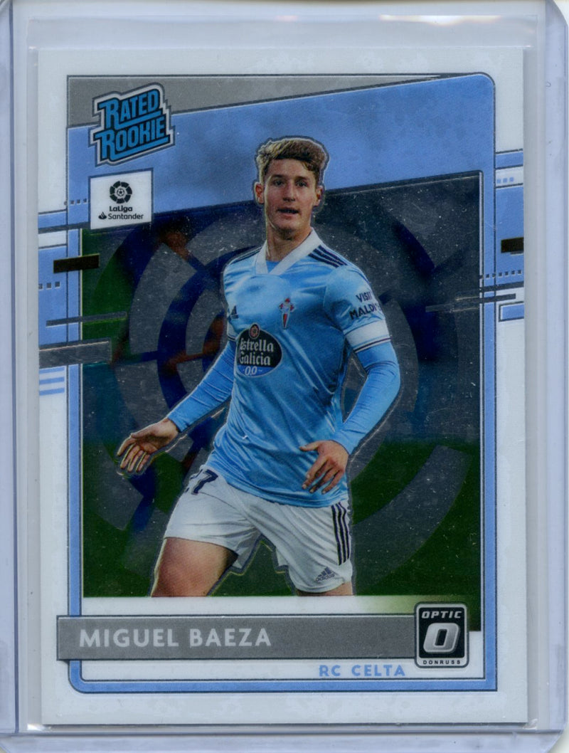 2020-21 Panini Chronicles Miguel Baeza Donruss Optic Rated Rookies La Liga