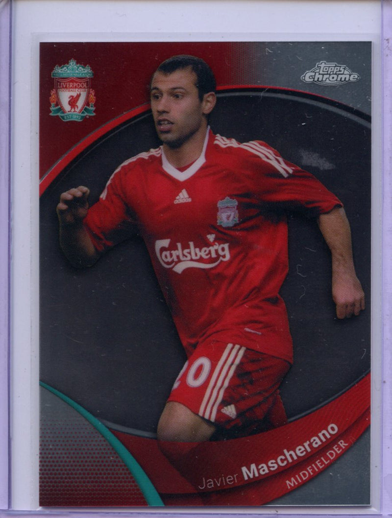 2023-24 Topps Chrome Liverpool Javier Mascherano