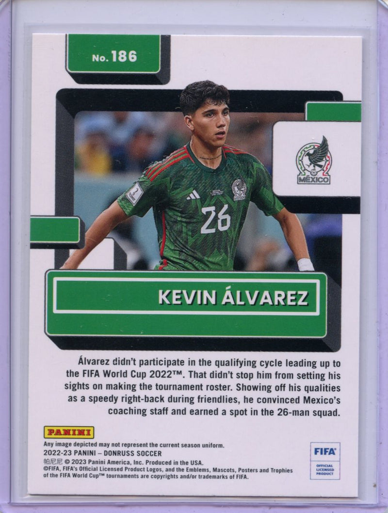 2022-23 Donruss FIFA Kevin Alvarez Rated Rookie