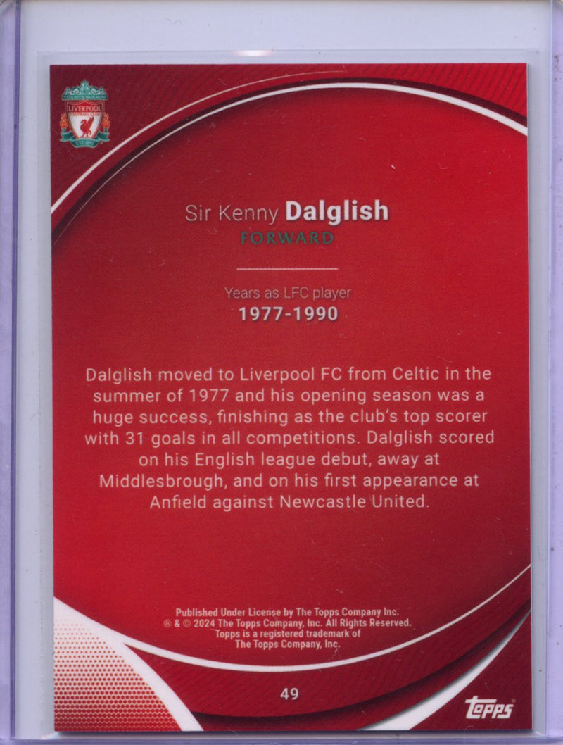 2023-24 Topps Chrome Liverpool Kenny Dalglish