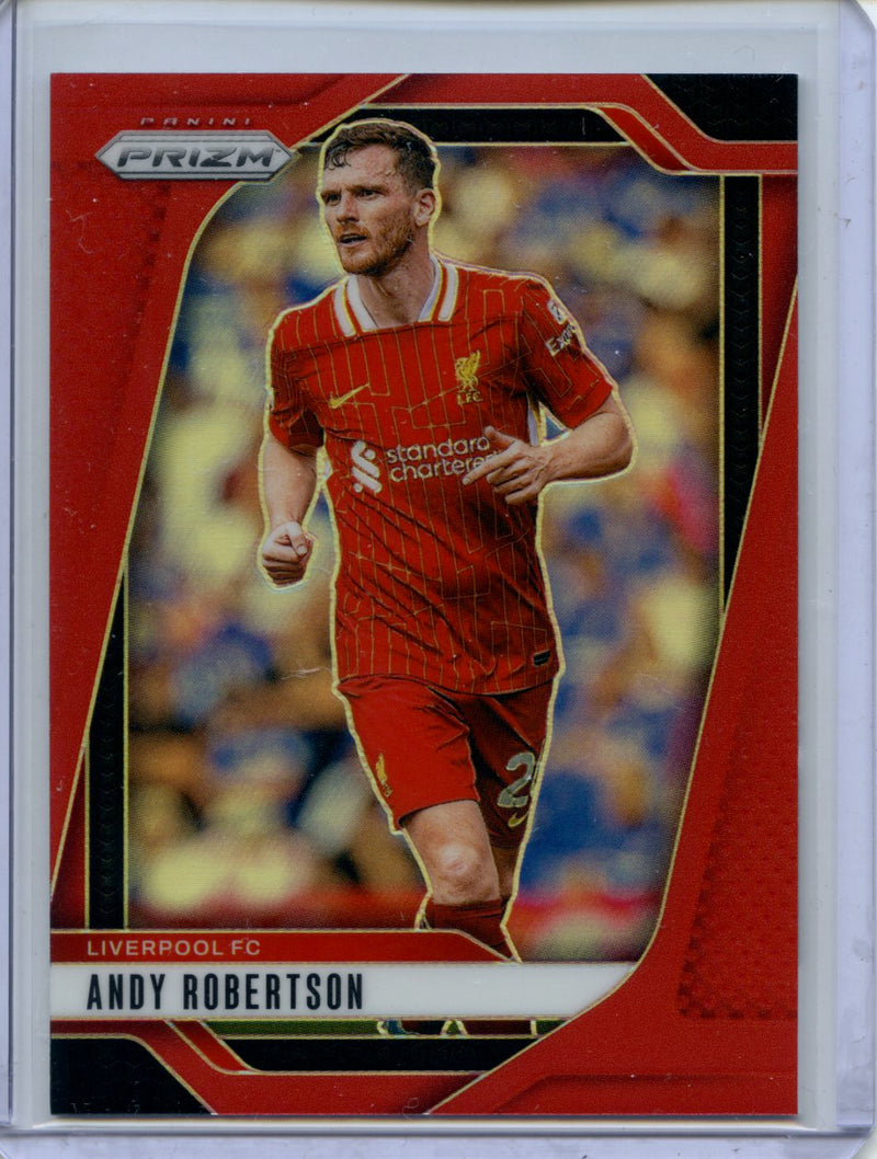 2024-25 Panini Prizm Premier League Andy Robertson Red 58/199