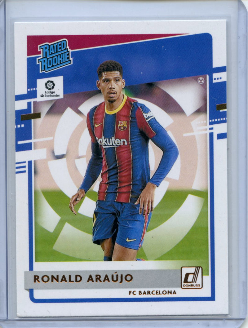 2020-21 Panini Chronicles Ronaldo Araujo Donruss Rated Rookies La Liga