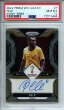 2022 Panini Prizm World Cup Qatar Pele Signatures