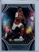 2020-21 Panini Prizm Premier League Bukayo Saka Fireworks