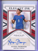 2023-24 Panini Immaculate Alyssa Thompson Elegant Ink Silver 41/49