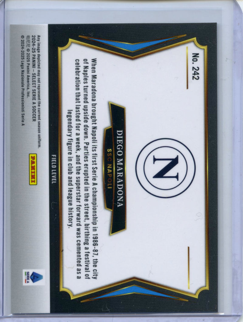 2024-25 Panini Select Serie A Diego Maradona Field Level
