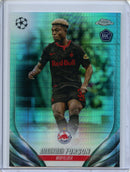 2023-24 Topps Chrome UEFA Amankwah Forson Aqua Prism Refractor