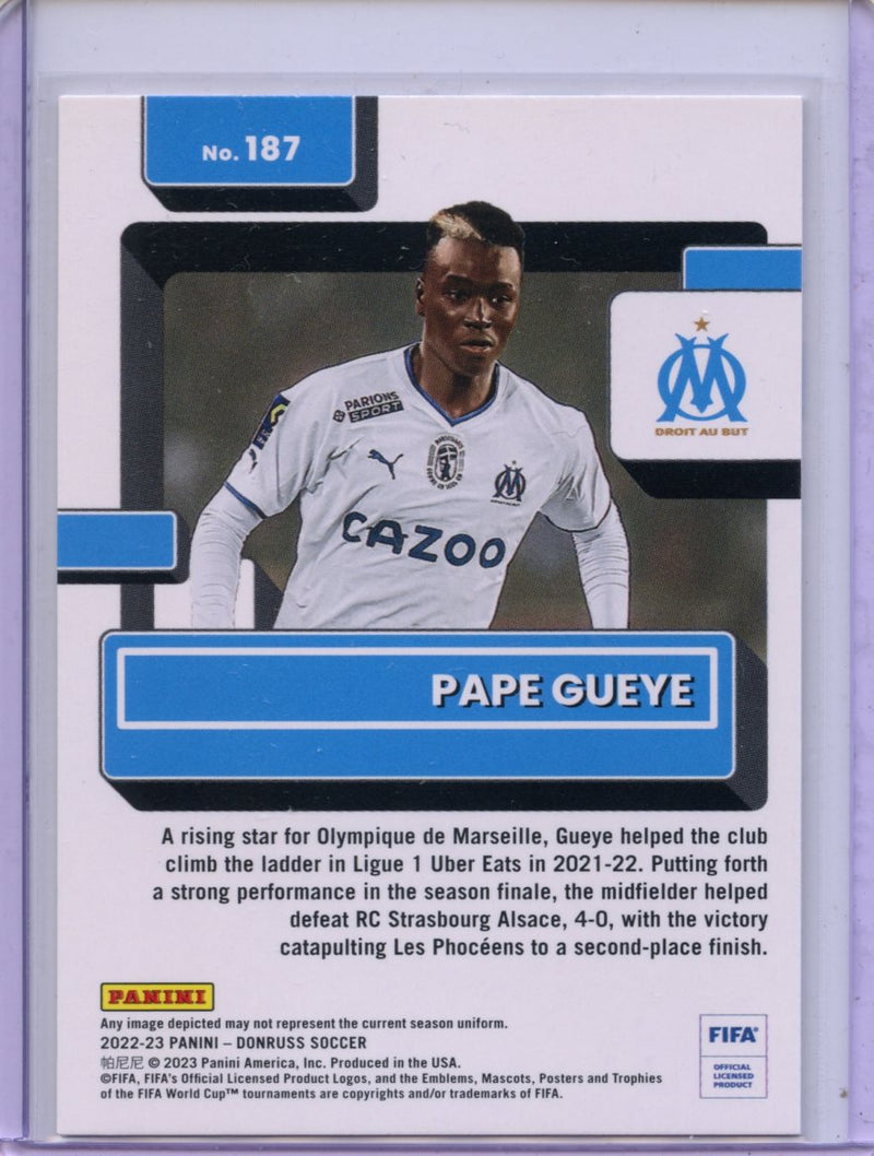 2022-23 Donruss FIFA Pape Gueye Rated Rookie