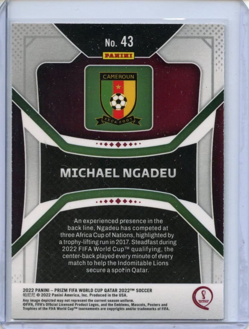 2022 Panini Prizm FIFA World Cup Qatar Michael Ngadeu