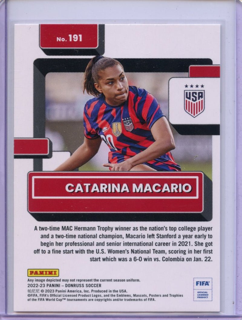 2022-23 Donruss FIFA Catarina Macario Rated Rookie