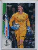 2019-20 Topps Chrome UEFA CL Thibaut Courtois Green Refractor 2/99