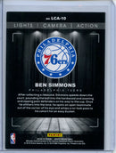 2018-18 NBA Hoops Ben Simmons Lights Camera Action Holo