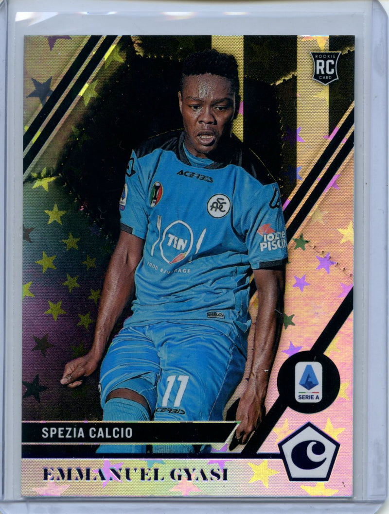 2020-21 Panini Chronicles Emmanuel Gyasi Chronicles Serie A Purple Astro