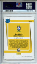 2021-22 Donruss Road To Qatar Gabriel Martinelli Holo Gold Laser 9/10