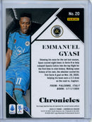 2020-21 Panini Chronicles Emmanuel Gyasi Chronicles Serie A Purple Astro