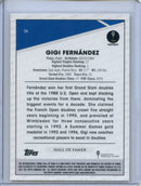 2021 Topps Chrome Tennis Gigi Fernandez