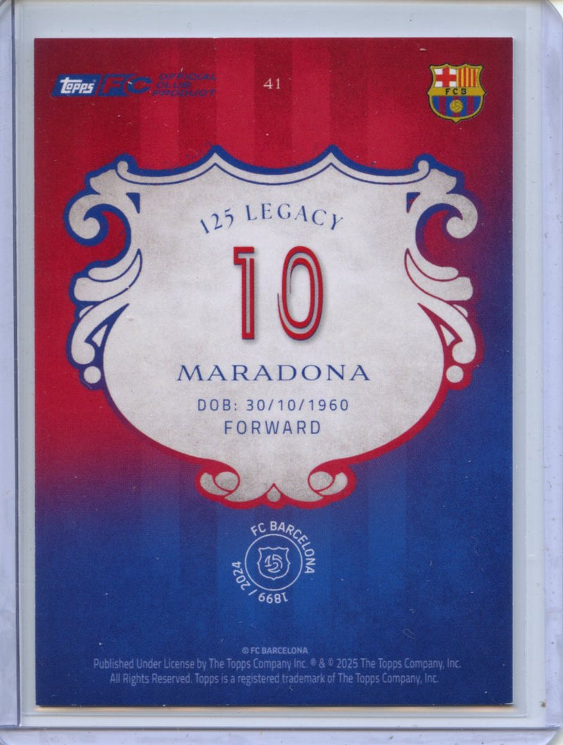 2024-25 Barcelona 125th Anniversary Diego Maradona Legacy