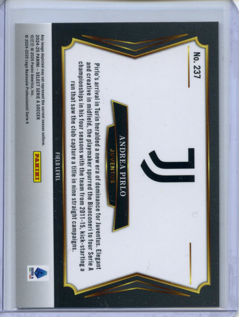 2024-25 Panini Select Serie A Andrea Pirlo Field Level
