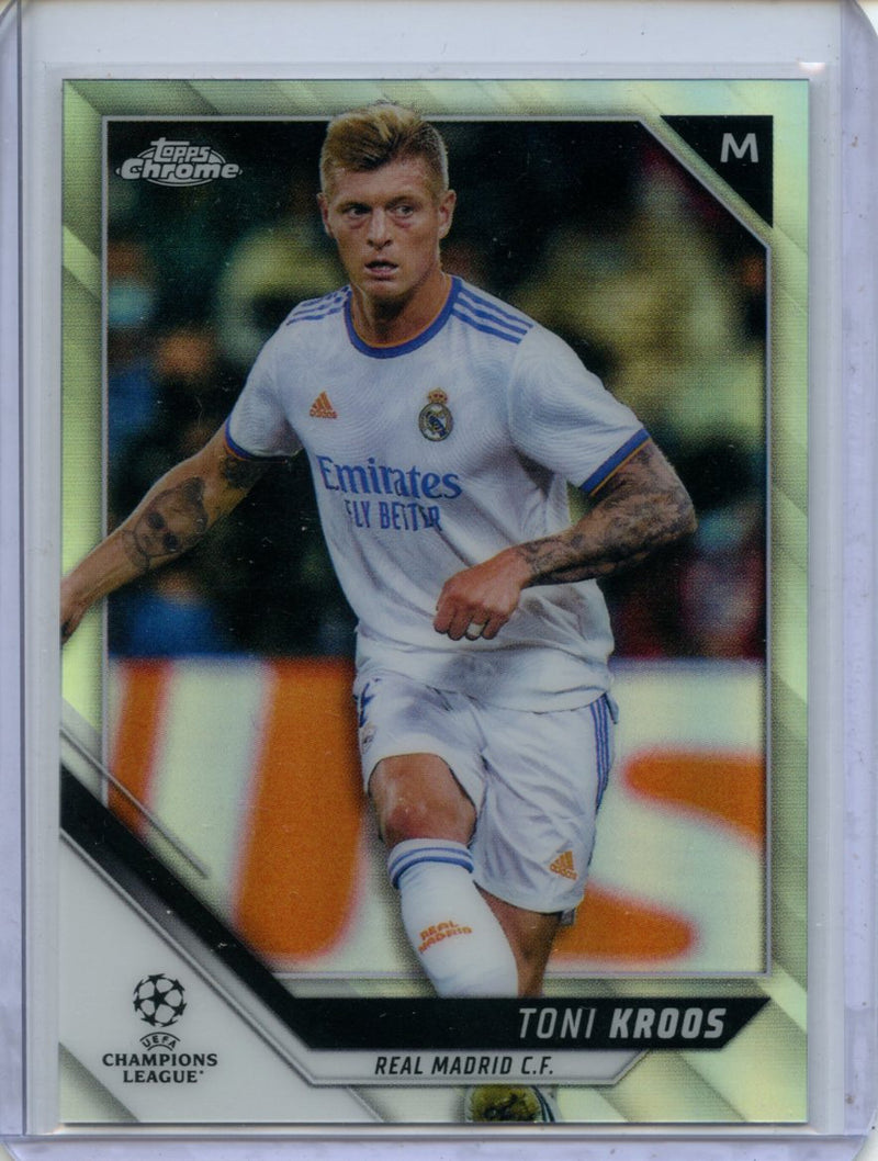 2021-22 Topps Chrome UEFA CL Toni Kroos Refractor