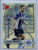 2021-22 Topps Bundesliga Stadium Club Chrome Cedric Brunner Line Runners