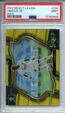 2022-23 Panini Select La Liga Vinicius Jr. Field Level Gold 9/10