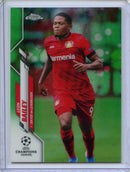 2019-20 Topps Chrome UEFA CL Leon Bailey Green Bubbles Refractor