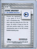 2021-22 Topps Bundesliga Stadium Club Chrome Cedric Brunner Line Runners