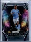 2020-21 Panini Prizm Premier League Raheem Sterling Fireworks