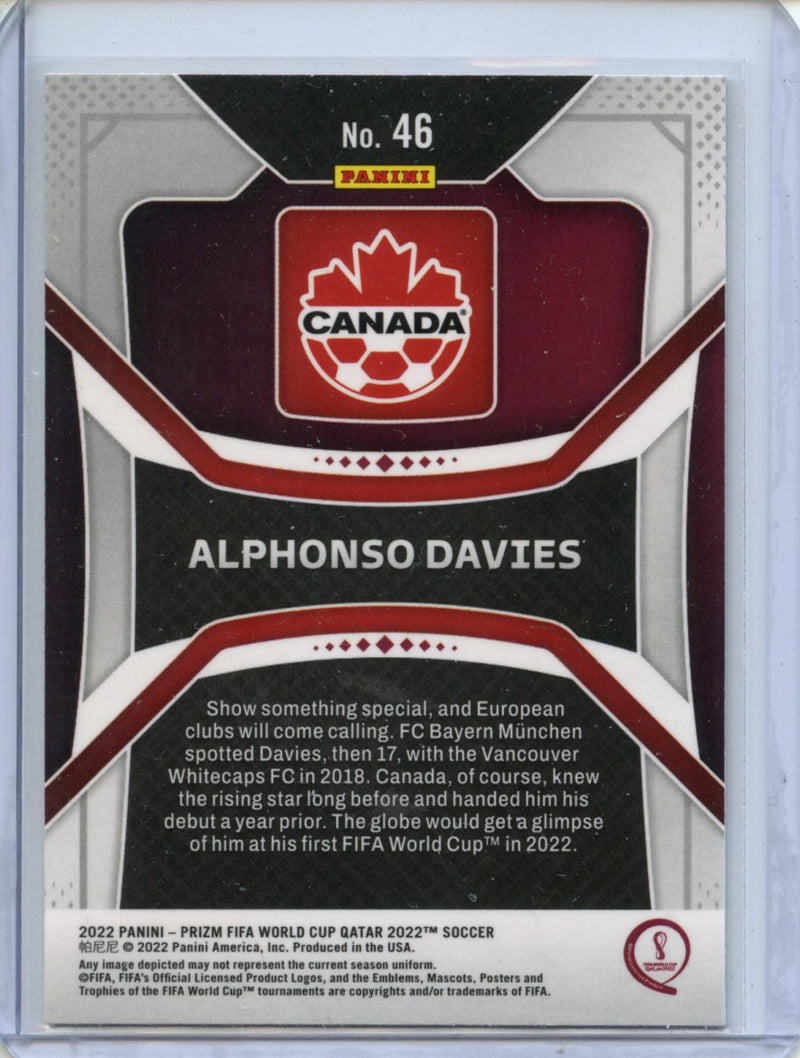 2022 Panini Prizm FIFA World Cup Qatar Alphonso Davies