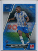 2021-22 Topps Chrome Bundesliga Soccer Myziane Maolida Blue Wave Refractor 65/150