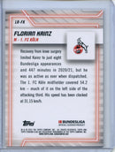 2021-22 Topps Bundesliga Stadium Club Chrome Florian Kainz Line Runners