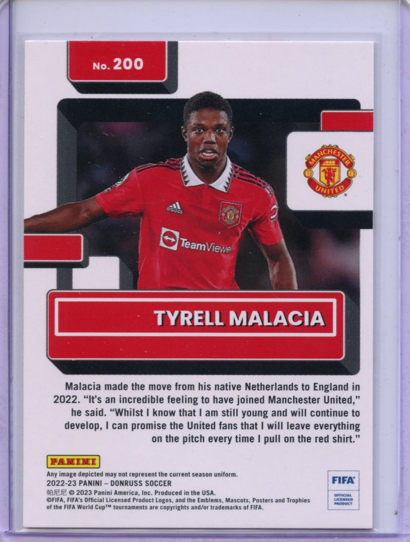 2022-23 Donruss FIFA Tyrell Malacia Rated Rookie