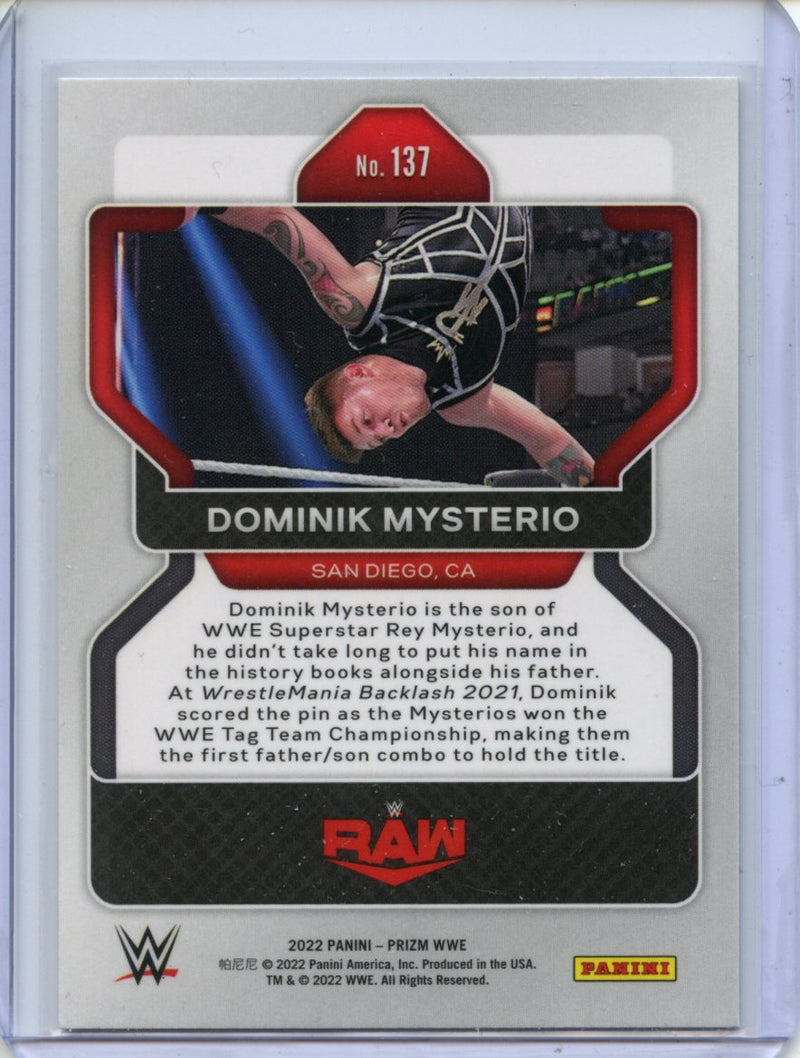 2022 Prizm WWE Dominik Mysterio