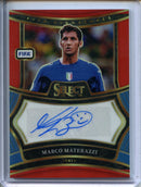 2024-25 Select FIFA Marco Materazzi Signatures Red
