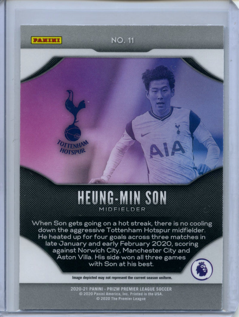2020-21 Panini Prizm Premier League Heung-Min Son Fireworks