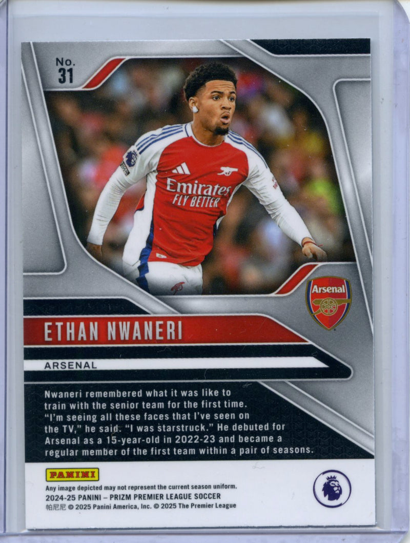 2024-25 Panini Prizm Premier League Ethan Nwaneri