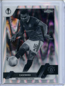 2022-23 Topps Chrome UEFA Casemiro Black & White Ray Wave