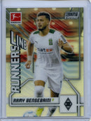 2021-22 Topps Bundesliga Stadium Club Chrome Ramy Bensebaini Line Runners