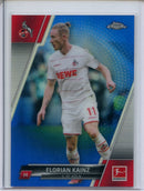 2021-22 Topps Chrome Bundesliga Soccer Florian Kainz Blue Refractor 72/150