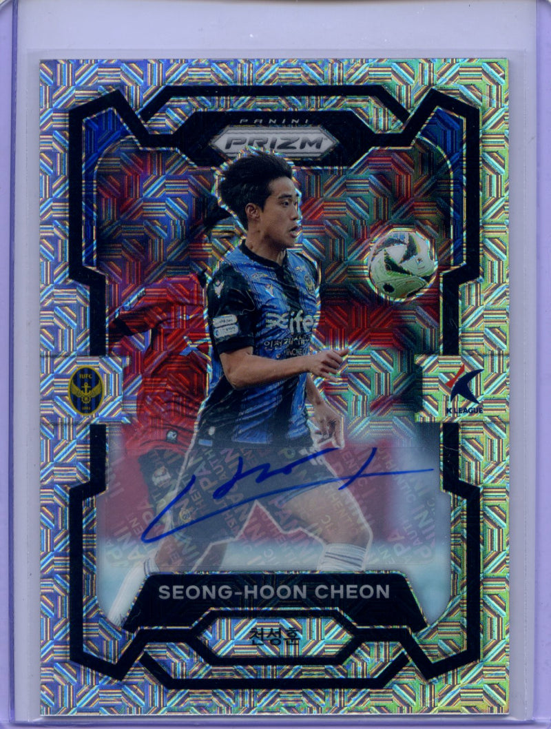 2024 Prizm K-League Soccer Seong-Hoon Cheon Autographs Mojo 6/25