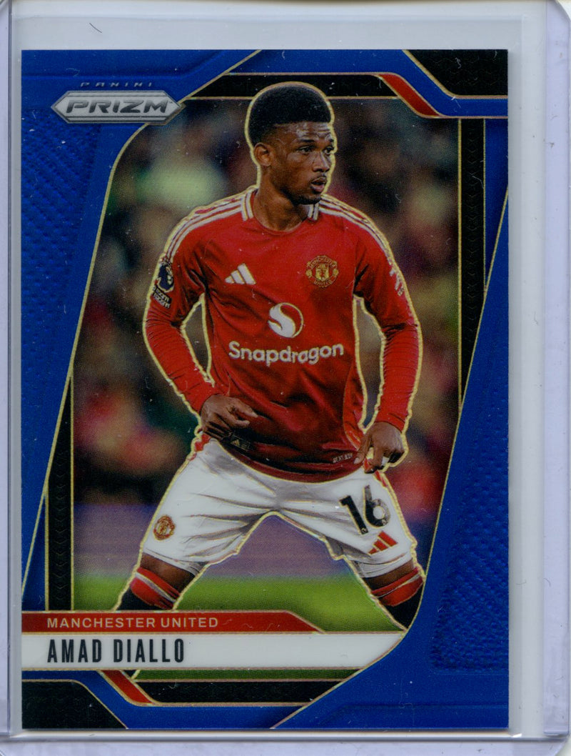 2024-25 Panini Prizm Premier League Amad Diallo Blue 9/299