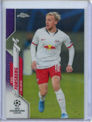2019-20 Topps Chrome UEFA CL Emil Forsberg Purple Refractor 81/250