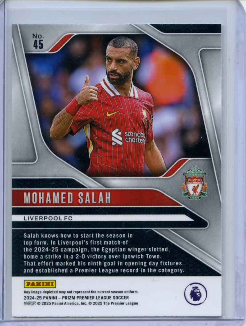 2024-25 Panini Prizm Premier League Mohamed Salah