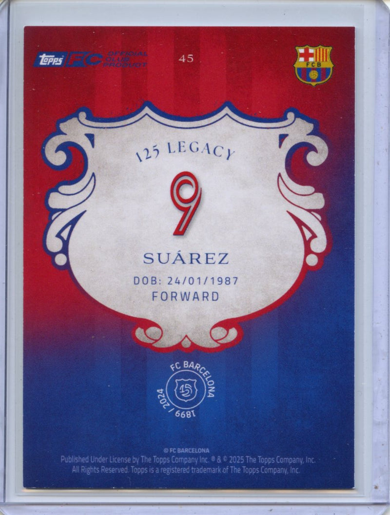2024-25 Barcelona 125th Anniversary Luis Suarez Legacy