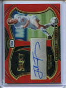 2024-25 Select FIFA Julie Foudy Pitchside Signatures Red